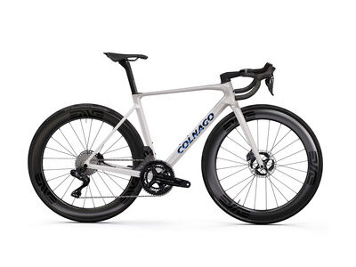 Colnago V5RS Disc 2025 Carbon Road Frameset White Blue click to zoom image