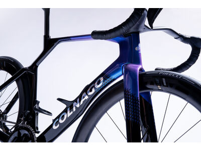 Colnago Y1RS Disc 2025 Carbon TT Aero Frameset Blue & Black click to zoom image