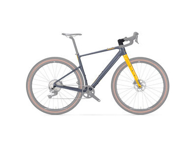 Wilier Adlar Gravel Frameset Grey Yellow