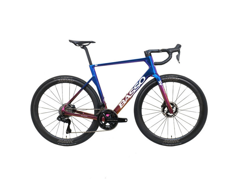 Basso SV Dura-Ace Di2/Cosmic SL Bike Viola Galaxy click to zoom image