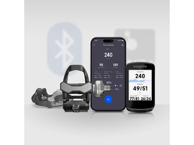 Magene P715S Pedal Power Meter SPD-SL Sil/Blk click to zoom image